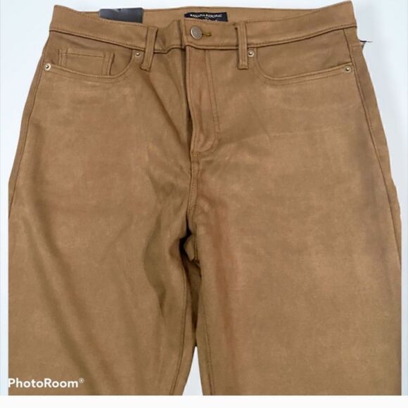 Banana Republic Vegan Suede High Rise Skinny Pants Sz 26/2 NWT - Picture 7 of 16